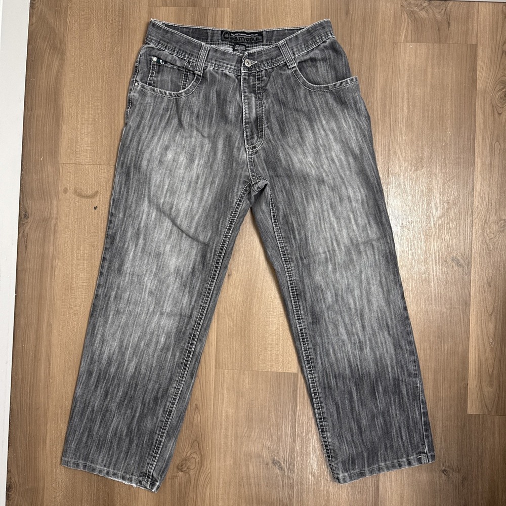 Vintage Y2K Southpole Jeans Mens 31x29 Faded Skate Pants Baggy Grunge 5180